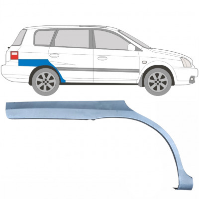 Painel de reparação do guarda-lamas traseiro para Kia Carens 1999-2006 / Direito 5865