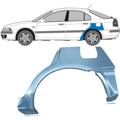 Painel de reparação do guarda-lamas traseiro para Mitsubishi Carisma 1995-2006 / Esquerdo 5978