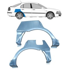 Painel de reparação do guarda-lamas traseiro para Mitsubishi Carisma 1995-2004 / Esquerda+Direita / Conjunto 9228