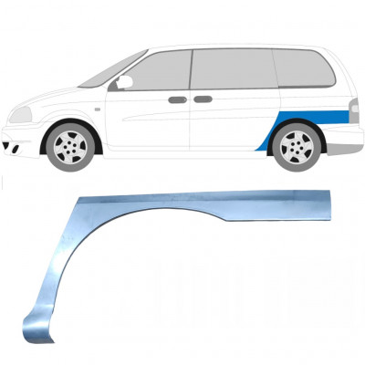 Painel de reparação do guarda-lamas traseiro para Kia Carnival 1998-2006 / Esquerdo 6670