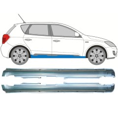 Soleira completa para Kia Ceed 2006-2012 / Esquerda+Direita / Conjunto 11739