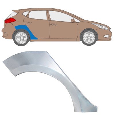 Painel de reparação do guarda-lamas traseiro para Kia Ceed 2012-2018 / Direito 16334