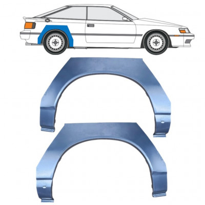 Painel de reparação do guarda-lamas traseiro para Toyota Celica 1985-1989 / Esquerda+Direita / Conjunto 10425