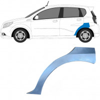 Painel de reparação do guarda-lamas traseiro para Chevrolet Aveo 2003-2008 / Esquerdo / HATCHBACK 6435