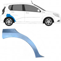 Painel de reparação do guarda-lamas traseiro para Chevrolet Aveo 2003-2008 / Direito / HATCHBACK 6434