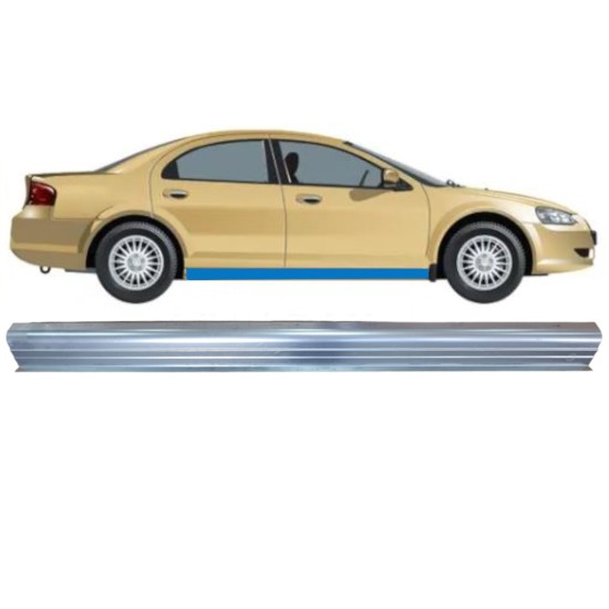 Painel de reparação da parte inferior da soleira para Chrysler Sebring 2000-2007 / Esquerda = Direita (simétrico) 16107