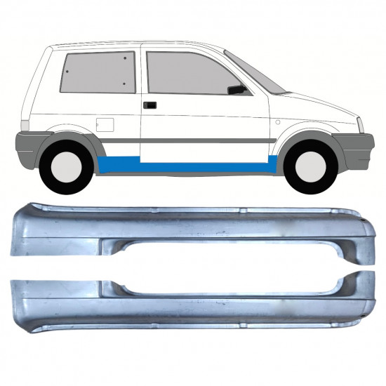 Painel de reparação da soleira para Fiat Cinquecento 1991-1998 / Conjunto 11213