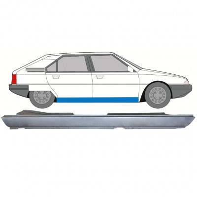 Soleira completa para Citroen BX 1982-1994 / Direito 7671