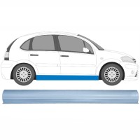 Painel de reparação da parte inferior da soleira para Citroen C3 2002-2010 / Esquerda = Direita (simétrico) 16121