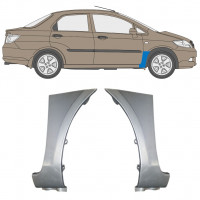 Painel de reparação do guarda-lamas dianteiro para Honda City 2002-2008 / Esquerda+Direita / Conjunto 10047