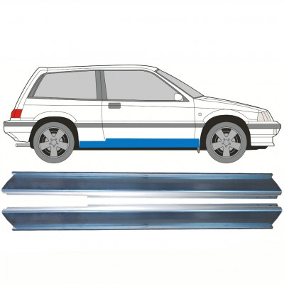 Painel de reparação da soleira para Honda Civic 1983-1987 / Esquerda+Direita / Conjunto 10628