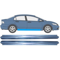 Painel de reparação da soleira para Honda Civic 2005-2011 / Esquerda+Direita / SEDAN / Conjunto 11008