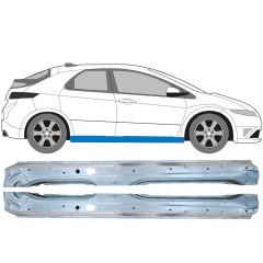 Soleira completa para Honda Civic 2005-2011 / Esquerda+Direita / Conjunto 9668