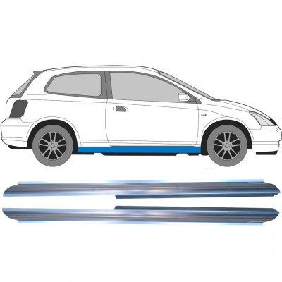 Painel de reparação da soleira para Honda Civic 2001-2005 / Esquerda+Direita / Conjunto 10623