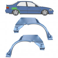 Painel de reparação do guarda-lamas traseiro para Honda Civic 1991-1995 / Esquerda+Direita / Conjunto 10467