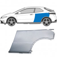 Painel de reparação do guarda-lamas traseiro para Honda Civic 2005-2011 / Esquerdo 6637