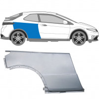 Painel de reparação do guarda-lamas traseiro para Honda Civic 2005-2011 / Direito 6636