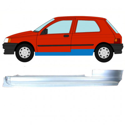 Painel de reparação da soleira para Renault Clio 1990-1998 / Esquerdo 11010