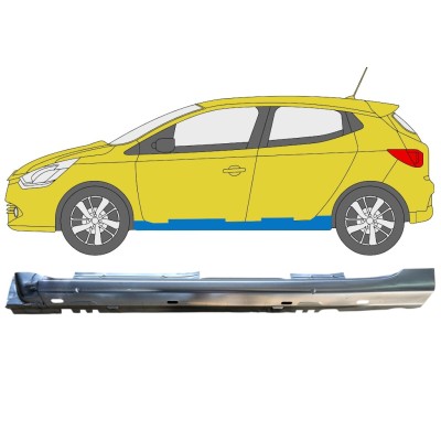 Soleira completa para Renault Clio IV 2016-2019 / Esquerdo 16254