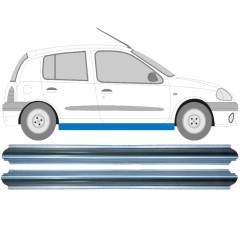 Painel de reparação da soleira para Renault Clio II 1998-2012 / Esquerda+Direita / Conjunto 9344