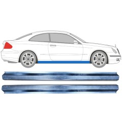 Painel de reparação da soleira para Mercedes CLK W209 2002-2010 / Esquerda+Direita / Conjunto 11377
