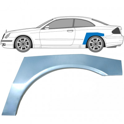 Painel de reparação do guarda-lamas traseiro para Mercedes CLK 2002-2009 / Esquerdo 5937