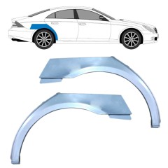 Painel de reparação do guarda-lamas traseiro para Mercedes CLS-Class 2004-2011 / Esquerda+Direita / Conjunto 9297