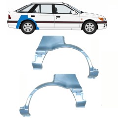 Painel de reparação do guarda-lamas traseiro para Mitsubishi Colt 1988-1992 / Esquerda+Direita / Conjunto 10797
