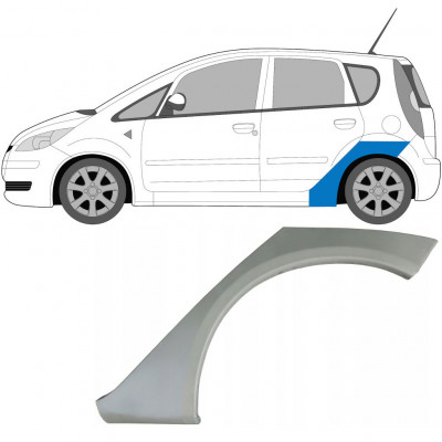 Painel de reparação do guarda-lamas traseiro para Mitsubishi Colt 2004-2012 / Esquerdo 5878