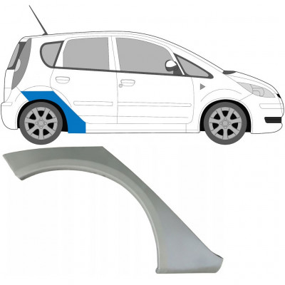 Painel de reparação do guarda-lamas traseiro para Mitsubishi Colt 2004-2012 / Direito 5877