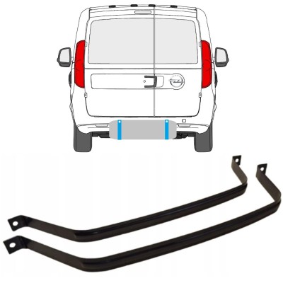 Abraçadeira do tanque de combustível para Opel Combo D 2011-2018 15041