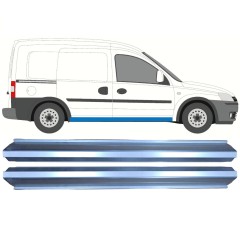 Painel de reparação da soleira para Opel Combo C 2000-2010 / Esquerda = Direita (simétrico) / Conjunto 10281