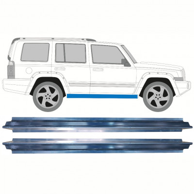 Painel de reparação da soleira para Jeep Commander 2005-2010 / Esquerda = Direita (simétrico) / Conjunto 10061