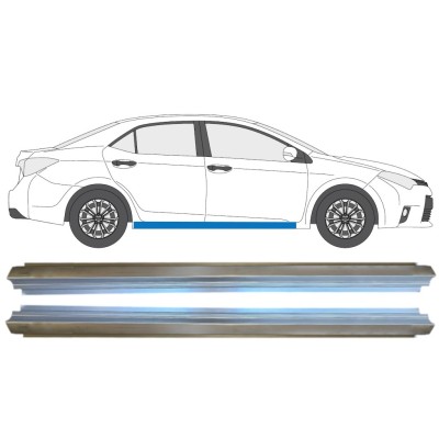 Painel de reparação da soleira para Toyota Corolla 2013-2019 / Esquerda+Direita / Conjunto 14891