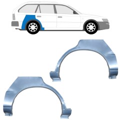Painel de reparação do guarda-lamas traseiro para Toyota Corolla E10 1991-1998 / Esquerda+Direita / COMBI / Conjunto 12657