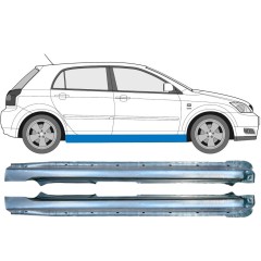 Soleira completa para Toyota Corolla E12 2001-2007 / Esquerda+Direita / Conjunto 9486