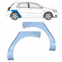 Painel de reparação do guarda-lamas traseiro para Toyota Corolla 2001-2007 / Esquerda+Direita / Conjunto 10564