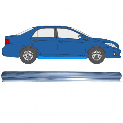 Painel de reparação da soleira para Toyota Corolla E14 / E15 2007-2013 / Esquerda = Direita (simétrico) 11197