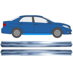 Painel de reparação da soleira para Toyota Corolla E14 E15 2007-2013 / Esquerda+Direita / Conjunto 11198