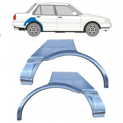 Painel de reparação do guarda-lamas traseiro para Toyota Corolla 1983-1988 / Esquerda+Direita / Conjunto 9884