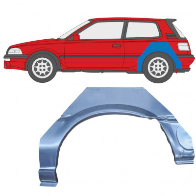 Painel de reparação do guarda-lamas traseiro para Toyota Corolla 1987-1994 / Esquerdo 8642