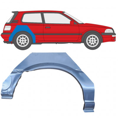 Painel de reparação do guarda-lamas traseiro para Toyota Corolla 1987-1994 / Direito 8641
