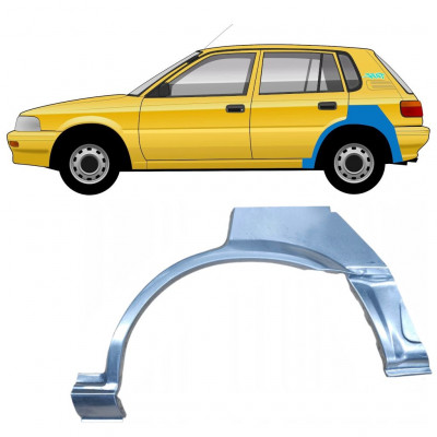 Painel de reparação do guarda-lamas traseiro para Toyota Corolla 1987-1994 / Esquerdo 8644