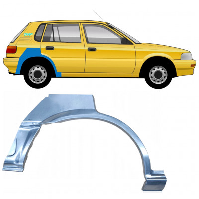 Painel de reparação do guarda-lamas traseiro para Toyota Corolla 1987-1994 / Direito 8643