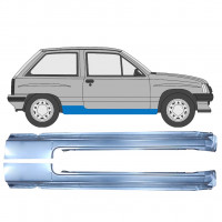 Soleira completa para Opel Corsa A 1982-1993  / Esquerda+Direita / Conjunto 9793