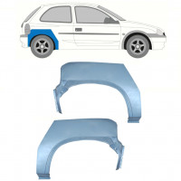 Painel de reparação do guarda-lamas traseiro para Opel Corsa B 1993-2001 / Esquerda+Direita / Conjunto 10416