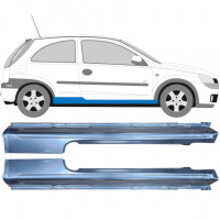 Painel de reparação da soleira para Opel Corsa 2000-2010 / Esquerda+Direita / Conjunto 9436
