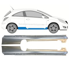 Soleira completa para Opel Corsa D 2006-2015 / Esquerda+Direita / HATCHBACK / Conjunto 14574
