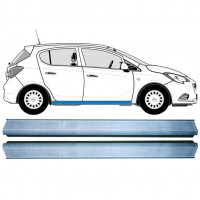 Painel de reparação da soleira para Opel Corsa E 2014-2019 / Esquerda+Direita / Conjunto 12883