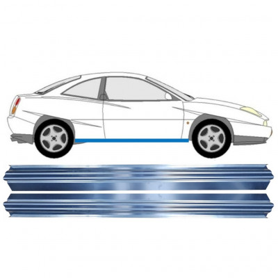 Painel de reparação da soleira para Fiat 1993-2000 COUPE / Conjunto 11591